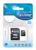     SmartBuy microSDHC Class 10 4GB + SD adapter - 