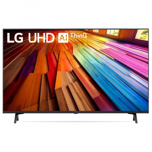 - LG 75UT80006LA.ARUB, 75", Black