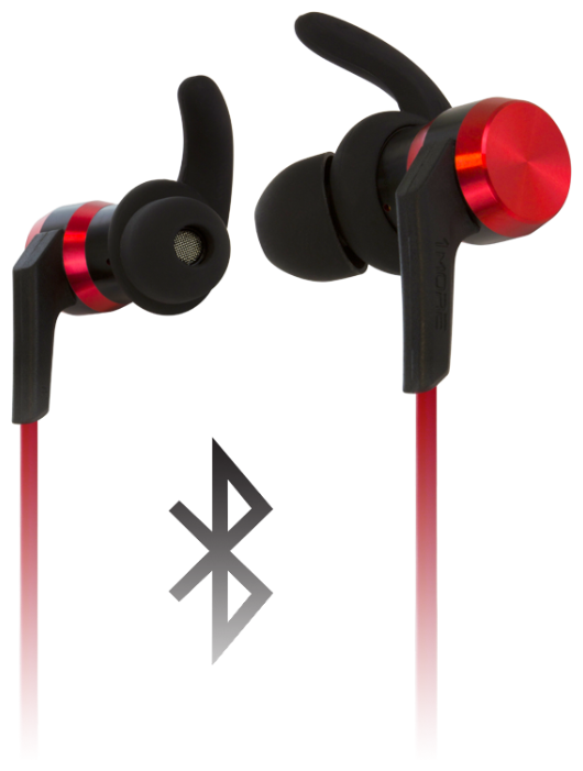 1MORE E1018BT Red iBfree Sport Bluetooth In Ear Headphones Bluetooth