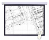 Экран для проектора Cactus Motoscreen CS-PSM-180x180 (1:1)