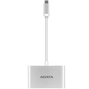   USB- A-DATA USB-C - 3  USB-A 3.1, silver - 