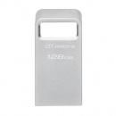  Kingston 128Gb DataTraveler Micro DTMC3G2/128GB USB3.0 silver