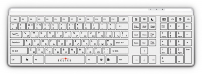 ���� ������ ���������� Oklick 560S USB, White ��������-�������� ������������