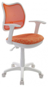 Кресло компьютерное Бюрократ CH-W797/OR/TW-96-1 orange/white