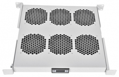 ������ Rem 19"" 1U, 6 ������������, �����. ������� 390-750 �� � ������������ R-FAN-6K-1U/ grey