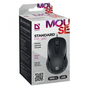  Defender Standard MB-580 USB black - 