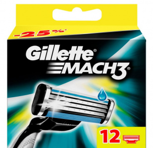     Gillette Mach3, 12 .