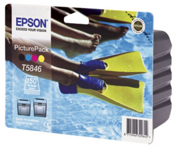     Epson T5846 Multipack + Paper - 