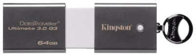    Kingston 64Gb DT Ultimate 3.0 G3 USB 3.0 White/Silver - 