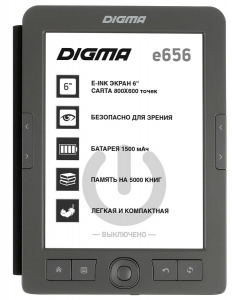   Digma E656 Cover dark grey