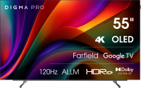 - Digma Pro 55"" OLED 55M Google TV Frameless / 4K Ultra HD 120Hz DVB-