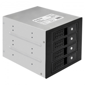 ������� ExeGate HS435-02 (�������������, �� 4x3,5"/2.5" SATA HDD)
