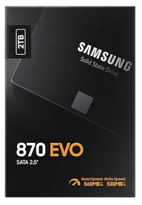 SSD-���������� Samsung 2Tb 870 EVO Series MZ-77E2T0B/EU