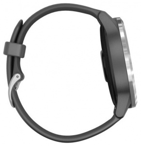 - Garmin vivoactive 4, GPS, Wi-Fi, Shadow (010-02174-03) Gray-Silver