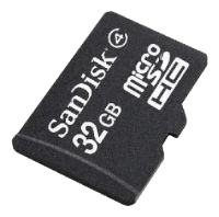     Sandisk microSDHC 32Gb Class4 + adapter - 