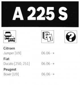    BOS AeroTwin A225S 2 650/550 3397007225 - 