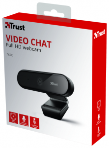   - Trust Webcam Tyro, MP, 1920x1080, USB - 