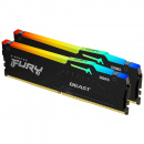   Kingston 2x32Gb DDR5 DIMM 5200MHz FURY Beast RGB KF552C40BBAK2-64