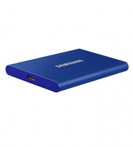   SSD-  Samsung T7 External 2Tb (MU-PA1T0B/WW), blue - 