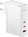   Baseus GaN5 Pro Fast Charger 2C+U 140W, Type-C 1m (CCGAN140CE) White