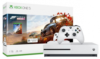   Microsoft Xbox One S 1Tb, White + 3  XBox Game Pass + 3  XBox Live Gold