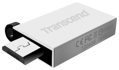    Transcend JF380S 32Gb (USB-microUSB), silver - 
