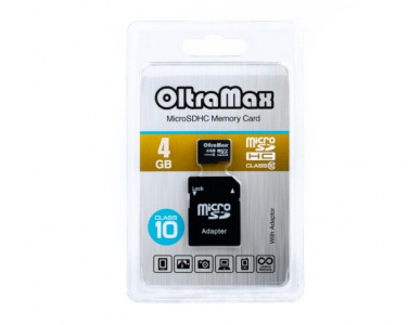     OltraMax MicroSDHC 4GB Class10,  SD - 