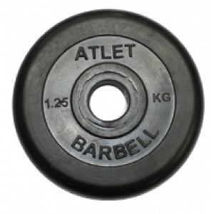      MB Barbell Atlet (31 , 1,25 ), black - 