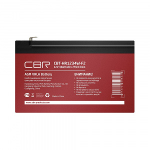 ���� ������ �������������� ������� CBR VRLA CBT-HR1234W-F2 12� 8�� ��������-�������� ������������