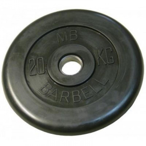 ���� ������ ���� ��� ������ MB Barbell (31 �� 20 ��), Black ��������-�������� ������������