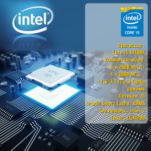 ��������� ���� TopComp AK 121981962 Intel Core i5 13400f/B660/32/SSD 1000/NVIDIA RTX 4070 12gb/��� ��/black