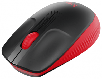 ���� ���� Logitech M190 Wireless Mouse, Red ��������-�������� ������������