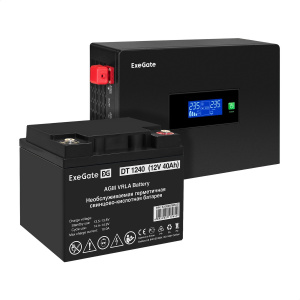 ���� ������ �������� ��� ExeGate EX295992RUS + ������� 40A� EX282976RUS ExeGate IdealSine SR-600.LCD.2SH ��������-�������� ������������