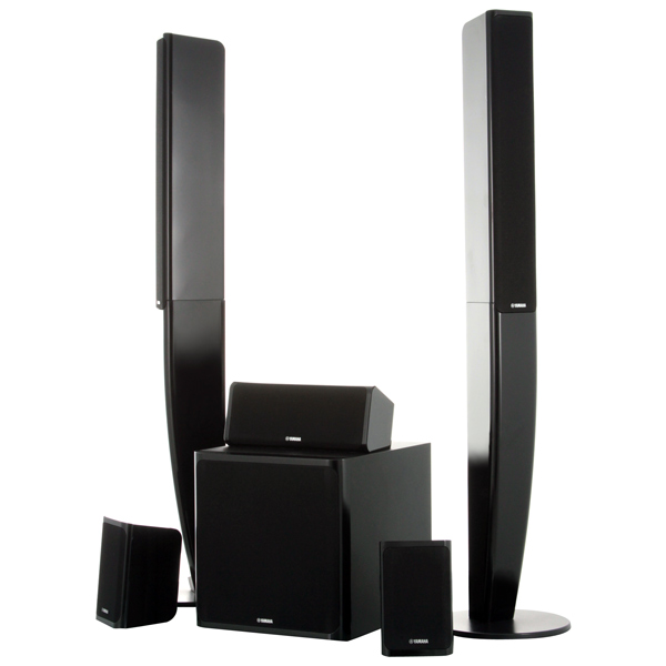 Колонки Yamaha NS-PA40, Black пассивная с активным сабвуфером (5.1