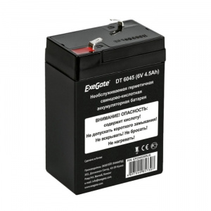 ���� ������ �������������� ������� ExeGate EP234535RUS DT 6045/EXG645 6�/4.5�� black ��������-�������� ������������