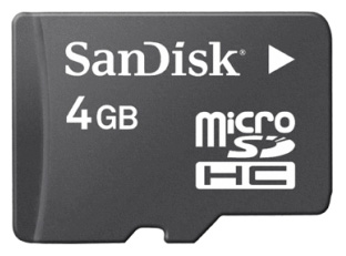 Фото товара Карта памяти SanDisk microSDHC 4Gb интернет-магазина ТопКомпьютер