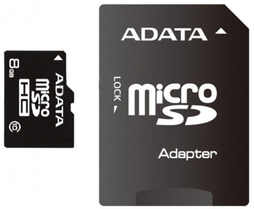     A-Data microSDHC 8Gb + SD- - 