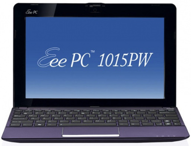  ASUS Eee PC 1015PW (Atom N570 1660 Mhz/10.1"/1024x600/2048Mb/320Gb/DVD /Wi-Fi/Bluetooth/Win 7 Starter)