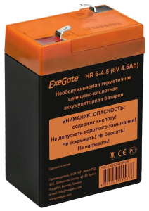 ���� ������ �������������� ������� ExeGate HR 6-4.5 (6V 4.5Ah), ������ F1 ��������-�������� ������������