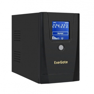 ���� ������ ��� ExeGate SpecialPro Smart LLB-900.LCD.AVR.1SH.2C13.RJ.USB EX292780RUS, black ��������-�������� ������������