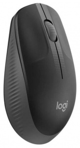   Logitech M190 Wireless Mouse, Black - 