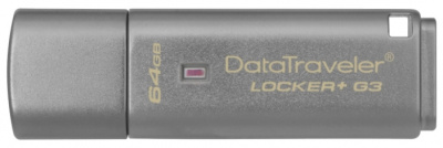 ���� ������ ������ Kingston DataTraveler Locker+ G3 64GB (RTL) ��������-�������� ������������