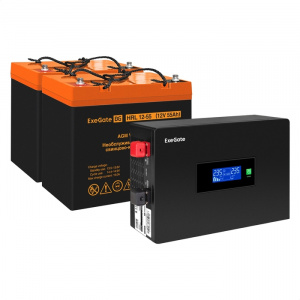 ���� ������ �������� ��� EX295994RUS + ������� 55A� EX285652RUS 2�� ExeGate IdealSine SR-1500.LCD.2SH ��������-�������� ������������