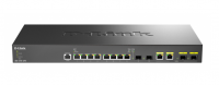  D-Link DXS-1210-12TC/B1A PROJ L2+ Smart Switch black-white
