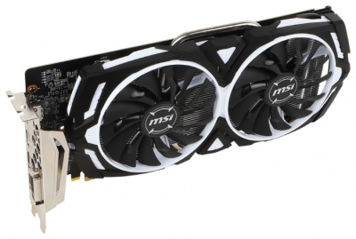  MSI GeForce GTX 1060 ARMOR 3G OCV1 (GDDR5, DVI-D + 2xHDMI + 2xDP)