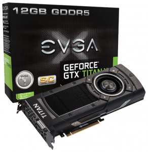  EVGA GeForce GTX TITAN X (12Gb GDDR5, DVI-I + HDMI + 3x DP)