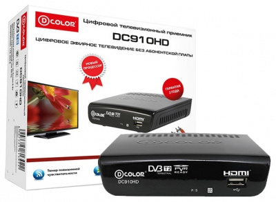 TV- D-Color DC910H black