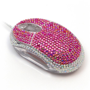 Фото Мышь Satzuma USB Diamante Mouse Pink интернет-магазина ТопКомпьютер