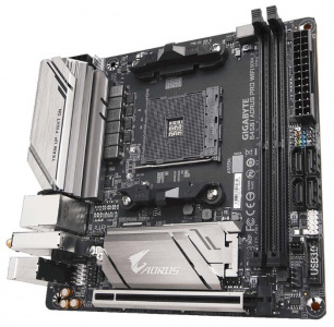 Материнская плата Gigabyte B450 I AORUS PRO WIFI mini-ITX, чипсет AMD B450 • 1x AM4 • 2x DDR4 @ 3200 МГц (до 32 Гб) • Wi-Fi: 802.11ac, Bluetooth: есть — купить за 9550 руб.