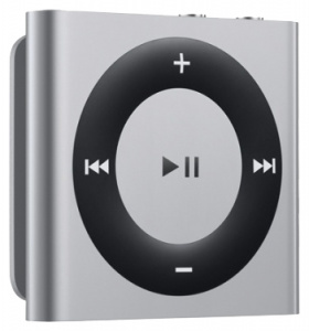     Apple iPod shuffle 4 2Gb, White/Silver - 